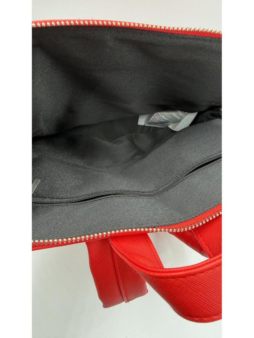 Disney Mickey Mouse Red Mini Backpack Faux Leather Zip Bag - Picture 3 of 3